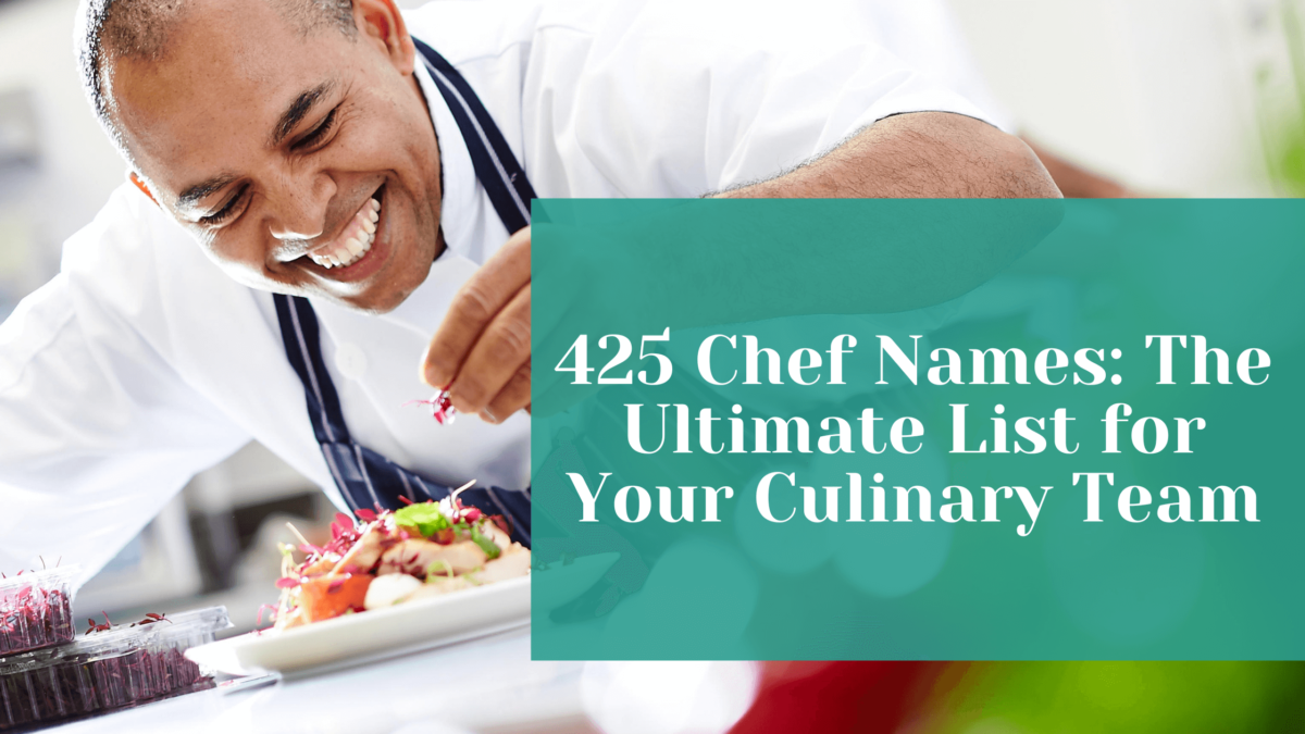 Read more about the article 425 Best Chef Names + Free Generator