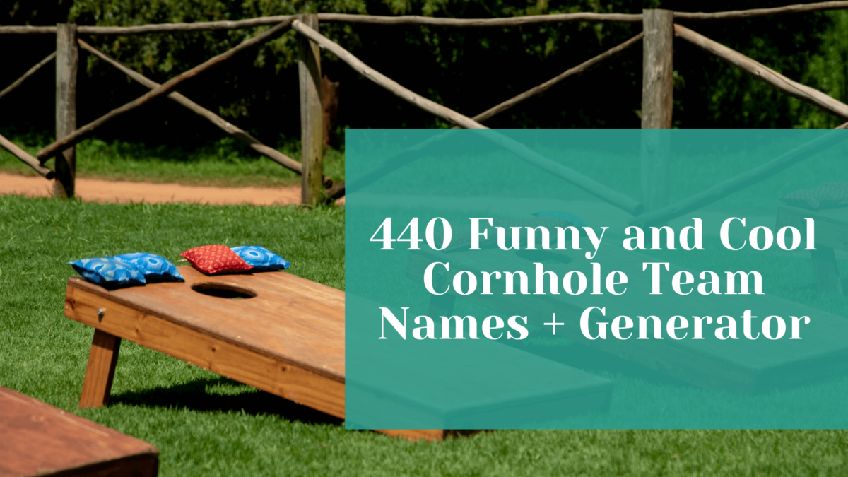 Read more about the article 440 Funny and Cool Cornhole Team Names + Generator